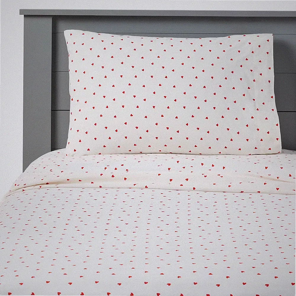 Full Heart Kids' Cotton Sheet Set - Pillowfort